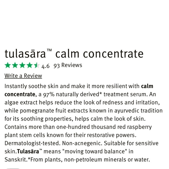 NEW FULL SIZE AVEDA CALM CONCENTRATE 30ml - Picture 2 of 4